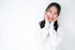 好きな人が近くにいる時　女性